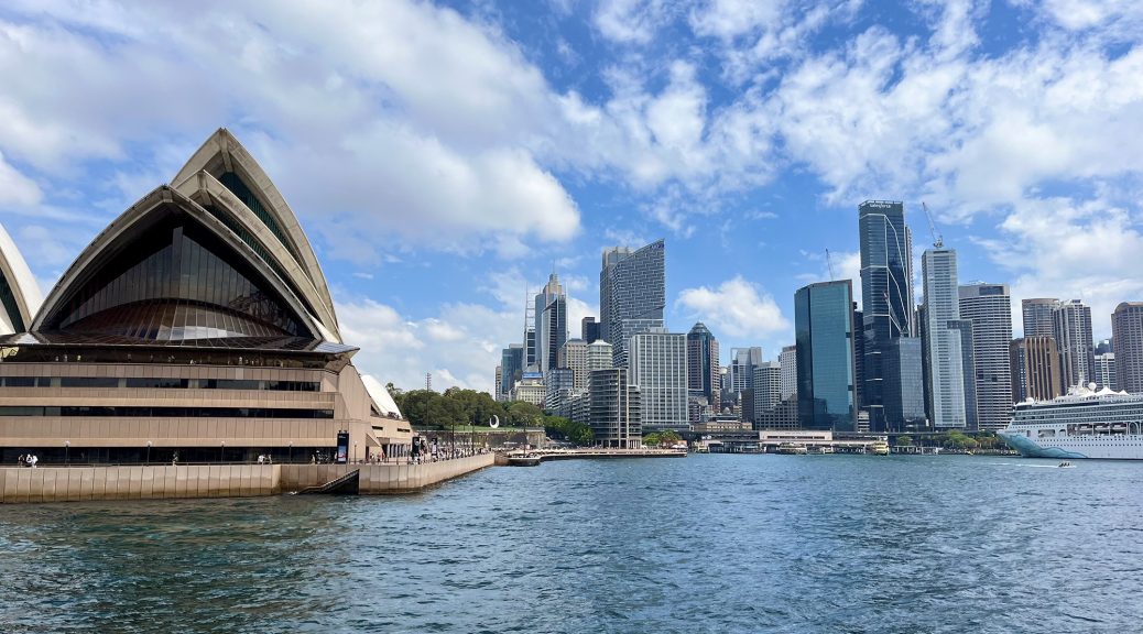 View of Sydney Harbour from the Manly Ferry