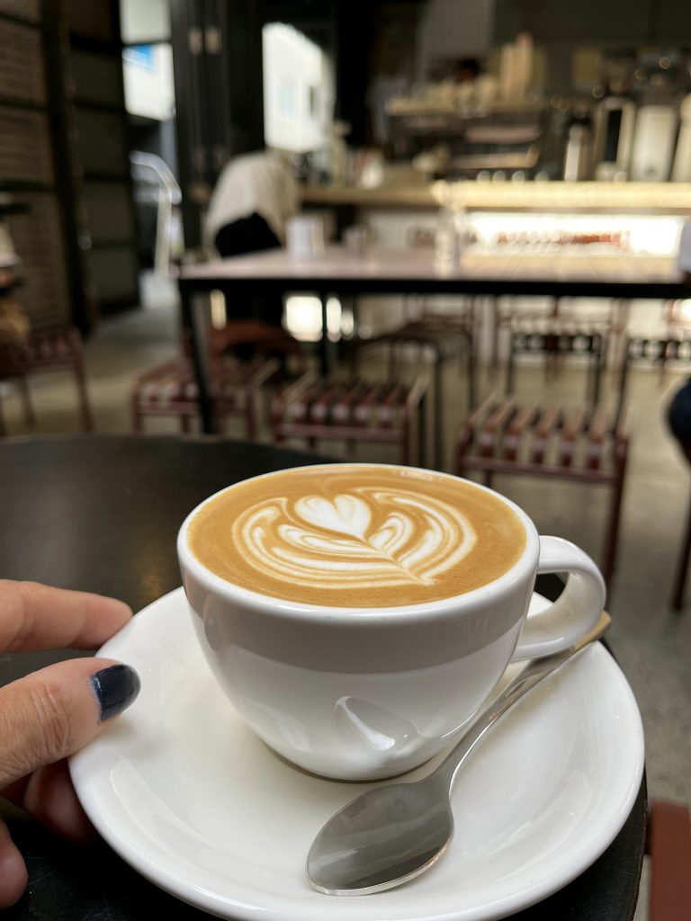 A specialty coffee in Manly