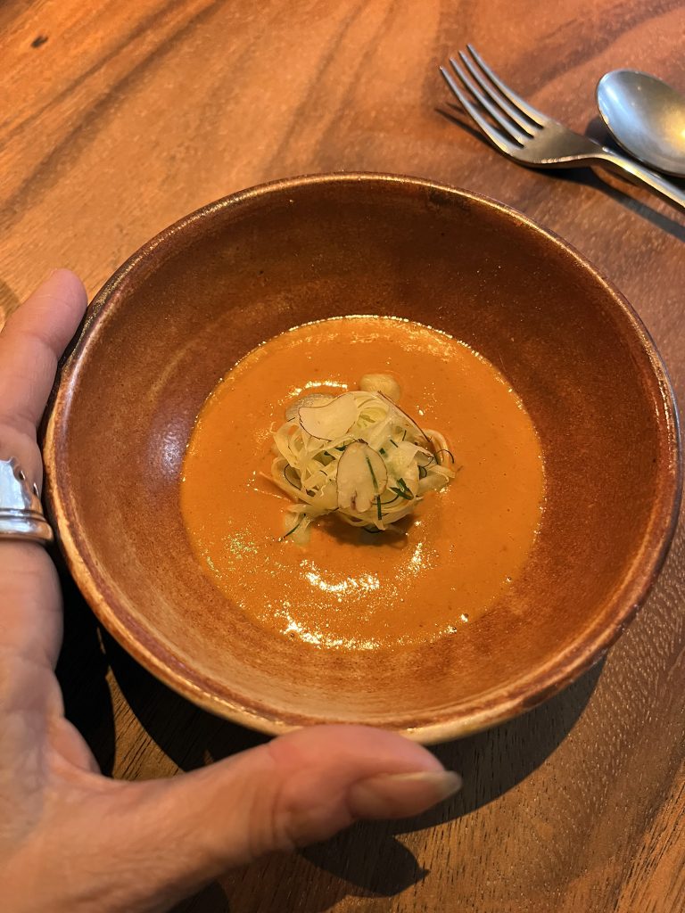 A dish of penang curry at Anglothai