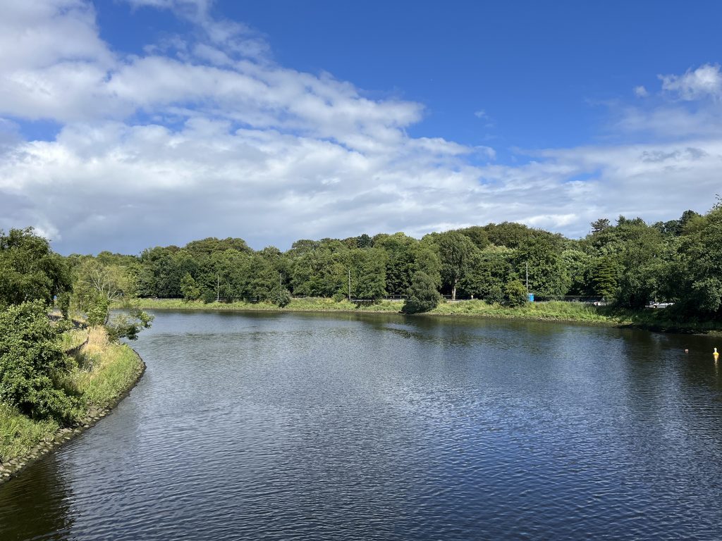 Belfast Ormeau Park from the bridge