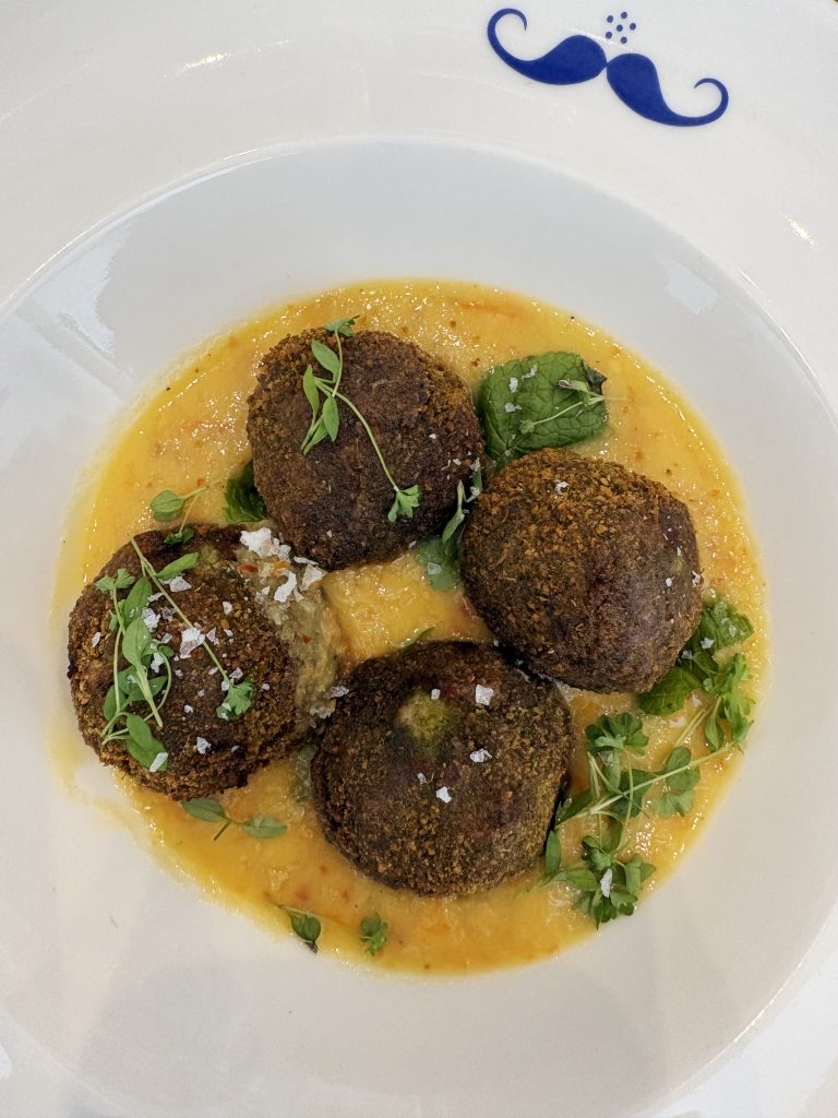 Vegetarian polpette at Casa Tua in Camden